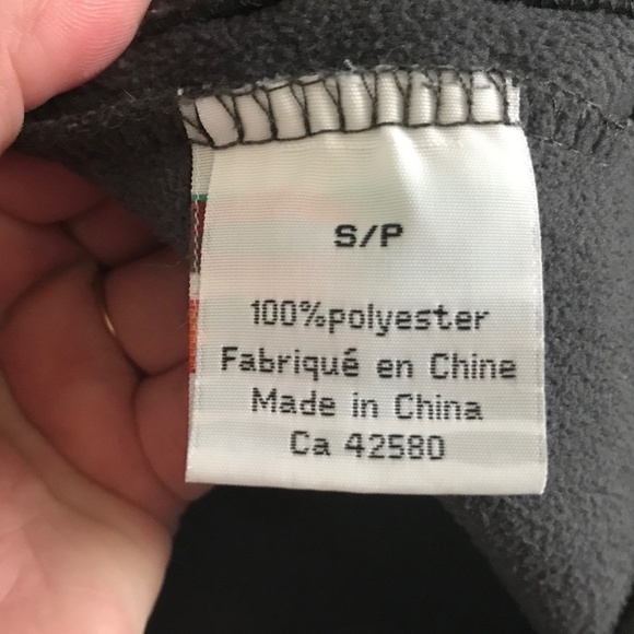 Bench Women’s track Shell Jacket Dark gray pink fleece lining Activewear S - Picture 6 of 9